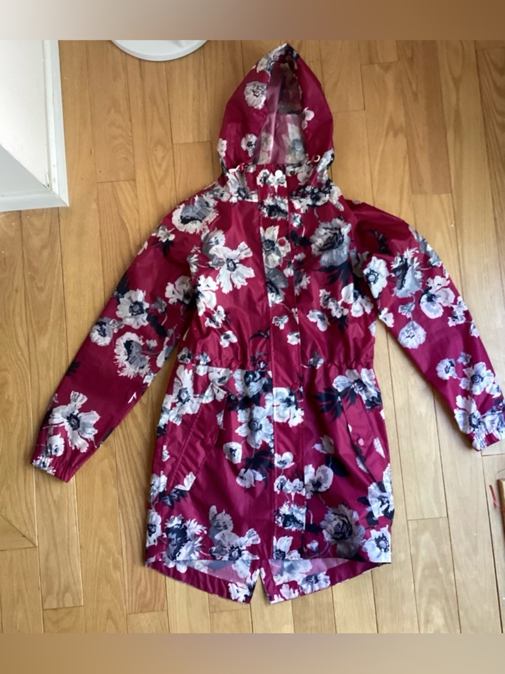 Joules Right as Rain Collection hooded rain jacket